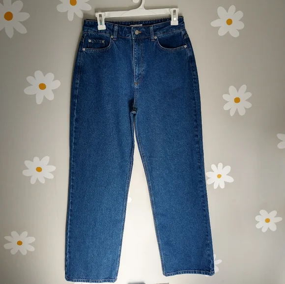 NWT ALIGNE Gigi High Rise Mid Wash Straight Leg Jeans